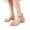 Gold#10086, variant on BOOMNY Girl's Sandals Open Toe Low Heels Sandals for Kids Ankle Strap Glitter Sequins Elegant Wedding Princess Shoes
