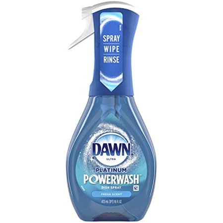 Dawn Platinum Powerwash Dish Spray, Dish Soap, Fresh Scent, 16 Fl Oz