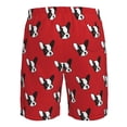 thumbnail image 6 of Naloa Bulldog Red Men's Beach Shorts, Surfing shorts, Swim trunks, Quick Dry Swim Trunks for Surfing Beach Fun -, 6 of 9