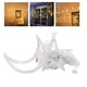 thumbnail image 3 of Brillo estrella LED cortina cadena luces ventana cortina cadena luces 8 modos decoraciones para Ramadan, Navidad, boda, , hogar, Patio Blanco cálido Yinane cadena de luces de hadas, 3 of 8