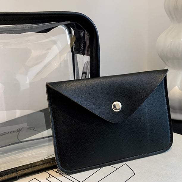 Bolsos Cruzados Bolso bandolera de verano Bolso de hombro transparente de PVC con billetera pequeña negro Ndcxsfigh Para Estrenar