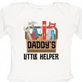 thumbnail image 4 of Inktastic Daddys Little Helper Tool Box Boys or Girls Long Sleeve Baby Bodysuit, 4 of 5