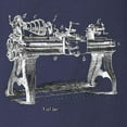 thumbnail image 3 of CafePress - Woodturning Long Sleeve Dark T Shirt - Long Sleeve Dark T-Shirt, 3 of 4