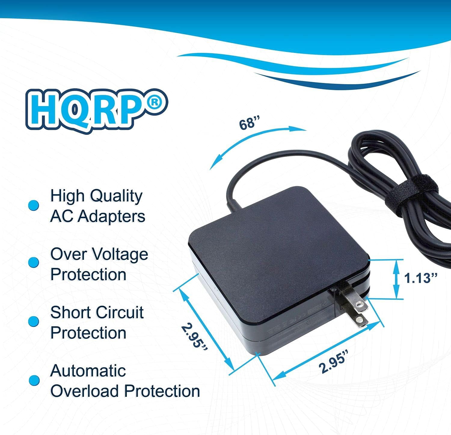HQRP AC Adapter Charger compatible with Google Pixel, Pixel XL, Pixel 3A, Pixel C Tablet PC, USB-C Cable Power Supply Cord