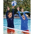 thumbnail image 5 of iXtreme Boys Rash Guard - 2 Pack Quick Dry UPF 50+ Sun Protection Swim Shirt for Boys (4-18), 5 of 7