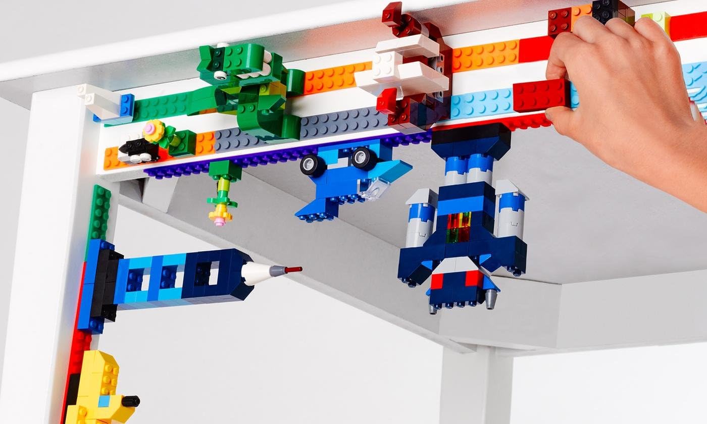 As Seen on TV Build Bonanza Flexible Building Block Base, (Blue/Green/Red/Gray) - image 4 of 6
