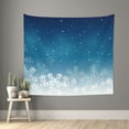 thumbnail image 2 of Balery Christmas Snowflakes Pattern Tapestry 60x51 Inches - Large Wall Hanging Tapestry for Bedroom, Living Room, Dorm Decor - Artistic and Aesthetic Room Decor, 2 of 9