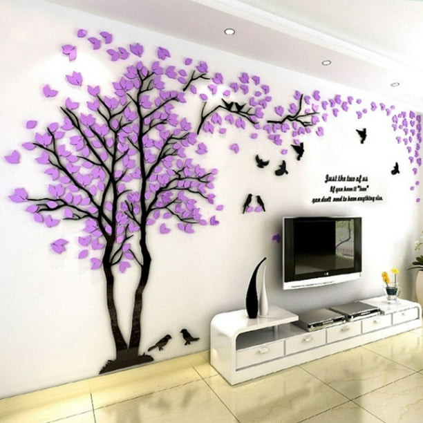 Small Lovers Tree 3D Wall Sticker Artistical Wall Stickers for