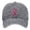 Grey, variant on Visor Hat for Unisex Support Campaign Embroidered Ribbon Day Publicity Baseball Cap for Outdoor Sports and Hop Fashion Blue