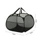thumbnail image 3 of Mesh Laundry Hamper With Wide Opening And Side Pocket Breathable Sturdy Foldable And Space Saving For Laundry Clothes And Storage, 3 of 7