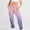 Pink, variant on WXLWZYWL 2024 Sweatpants for Women Trendy Plaid Gradient Printed High Waist Wide Leg Pants Work Casual Loose Fit Pocket Lounge Joggers