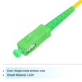 thumbnail image 3 of Uxcell 15M/49.2Ft Single-mode Simplex Fiber Optic Patch Cable SC/APC-SC/APC for Router Switches Transceivers, 3 of 6