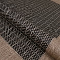 thumbnail image 3 of Couristan 2.25' x 7.75' Checkered Rectangular Area Throw Rug Runner - Brown and Black, 3 of 7
