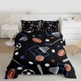 thumbnail image 2 of Castle Fairy 3-Piece Full Size Comforter Set - Basketball Soccer Sport Design, 2 of 8