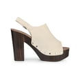 thumbnail image 3 of BLISSFUL STEP Women's Slingback Platform Chunky Heel Sandals, 3 of 6
