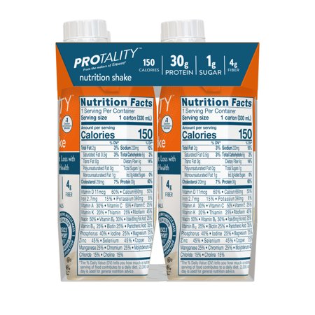 PROTALITY PROTEIN NUTRITION SHAKE I VANILLA I 4 PACK