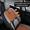 thumbnail image 3 of Premium 5-Seat Car Seat Covers Full Set, Waterproof Leather with Fixed Lumbar Support, Airbag Safe, Black and Grey , Non-slip Comfort Design, Universal Fit for Cars, Suvs and Trucks, 3 of 9