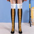 thumbnail image 1 of Muyoka Crazy Funny Chicken Legs Calcetines Hasta la rodilla Novedad Calcetines Regalos divertidos Cool Funky Animal Cartoon Cosplay Pollo Pierna Hasta la rodilla Media pantorrilla Regalo, 1 of 7