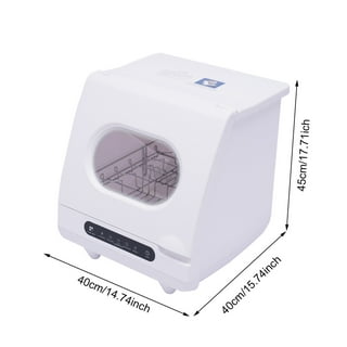 VENTRAY DW55AD Portable Dishwasher, Mini Compact with 5 Washing Programs,  Air Drying Function for Small Apartment, Dorms, Holiday Gift