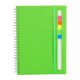 thumbnail image 3 of Paquete 20 piezas Libreta Abdala con 80 hojas de raya Con notas adheribles verde 16 x 21.2, 3 of 4