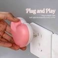 thumbnail image 6 of Cute Night Lights, Heart Shape Nursery Nightlight with Light Sensors, LED Night Light, Auto Dusk to Dawn Sensor for Bedroom, Bathroom, Hallway, Kitchen (White), 6 of 9