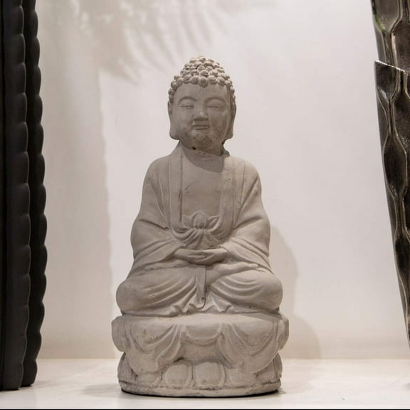 Urban Trends Cement Meditating  Buddha