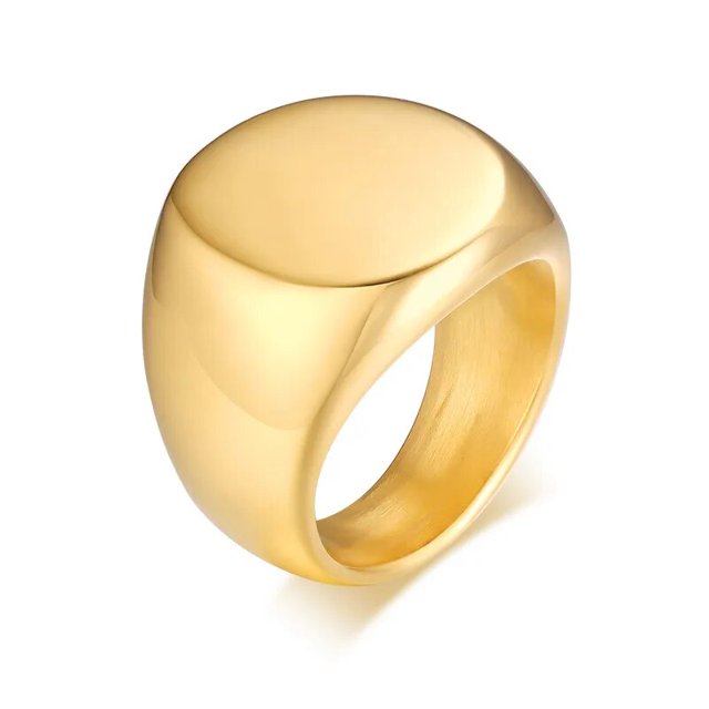 Anillo cuadrado Punk para hombre, joyería de acero inoxidable 316L, anillos personalizados, Color negro, dorado y plateado, accesorios de joyería impermeables, regalos