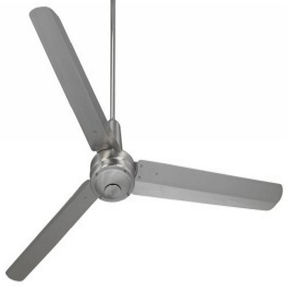Casa Vieja 60 Turbina 8482 Brushed Steel Ceiling Fan Com