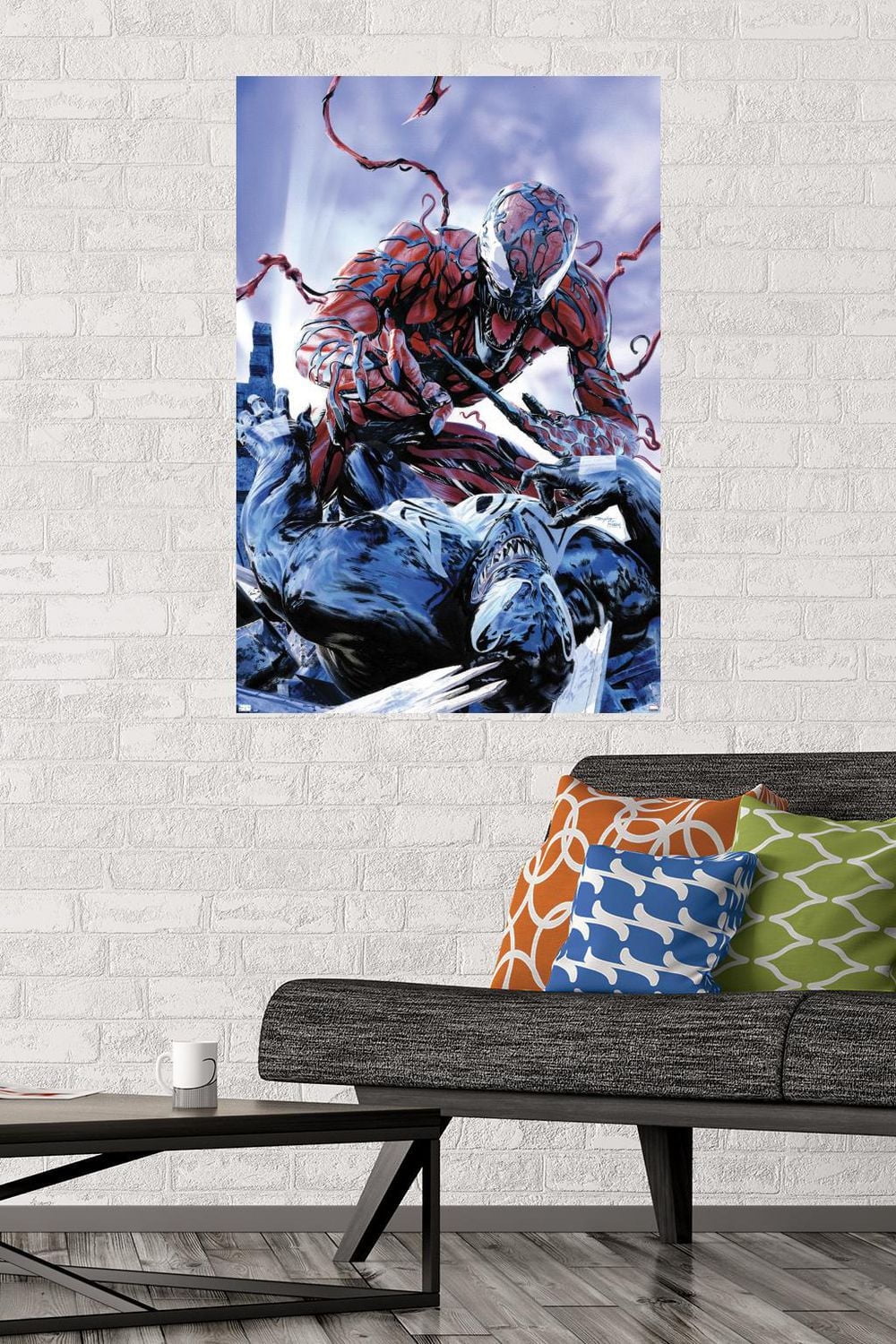 Marvel Comics - Carnage - Battle with Venom Wall Poster, 14.725" x 22.375"