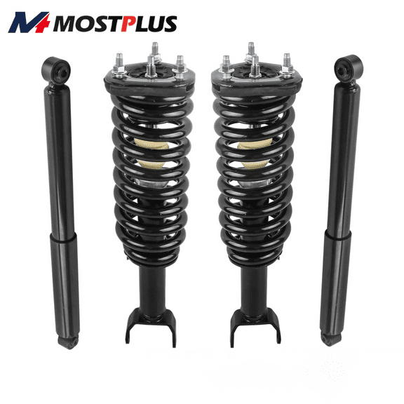 MOSTPLUS 4PCS Shocks Struts for 2005-2009 Dodge Dakota 4 Wheel Drive Front & Rear Side
