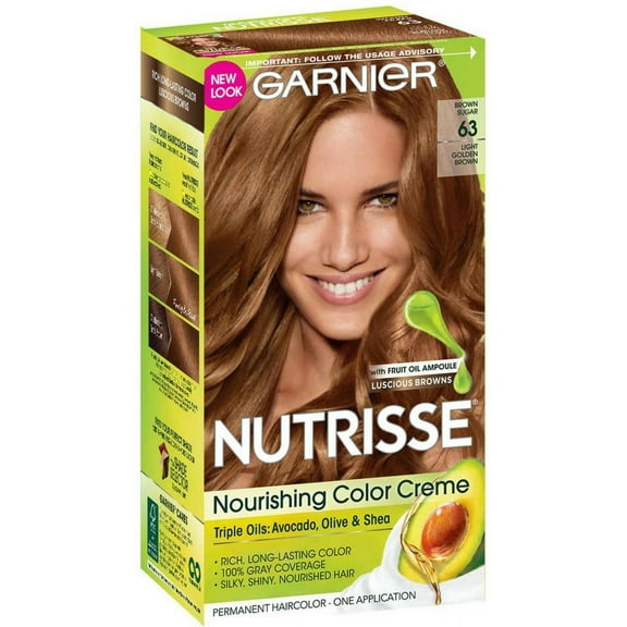 Garnier Nutrisse Nourishing Color Creme [63] Light Golden Brown 1 ea