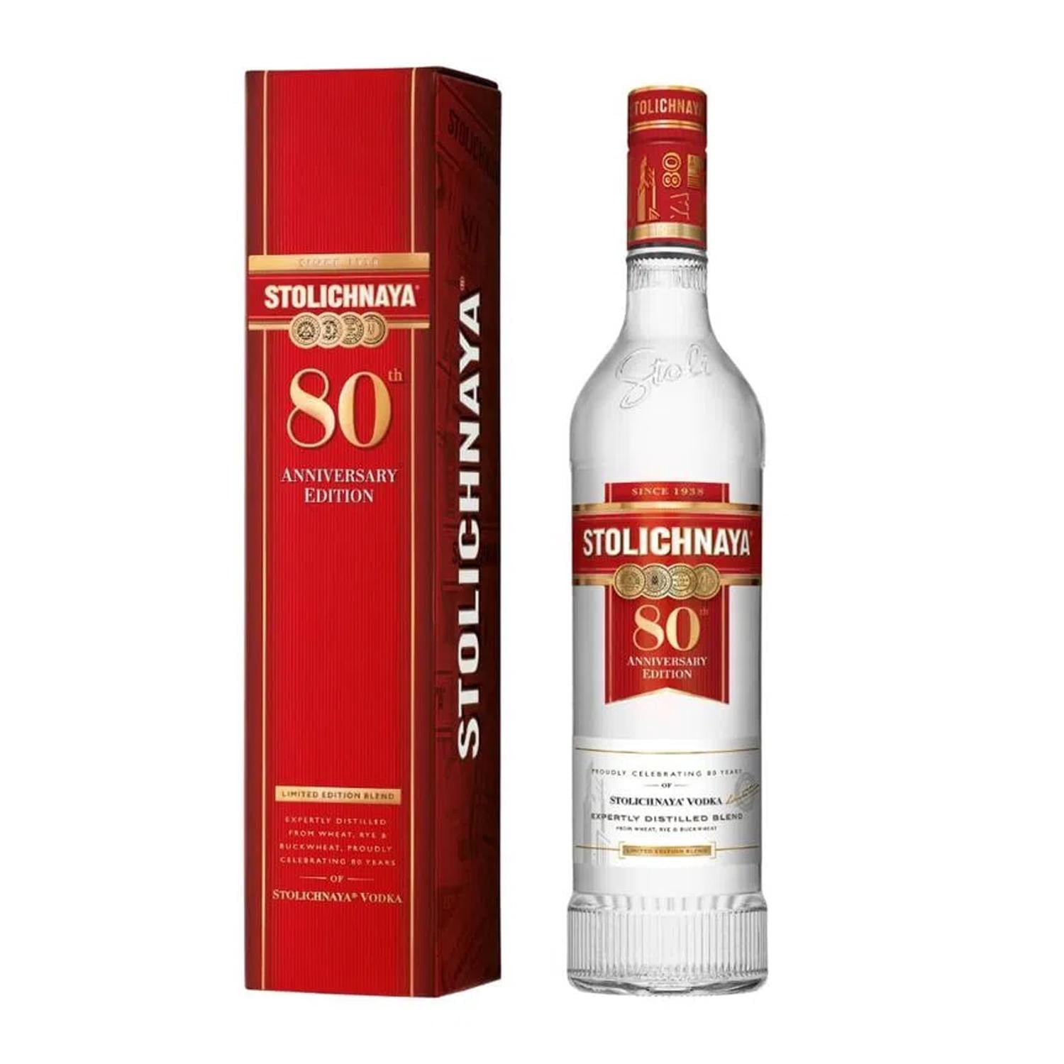 Vodka Stolichnaya 80 Anniversary 750 ml | Bodega Aurrera en línea
