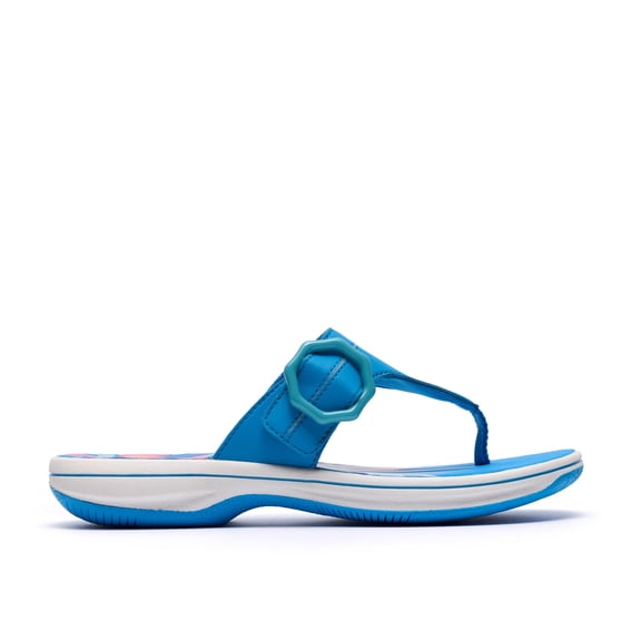 Clarks Breeze Cove Synthetic - Womens Open Toe Thong Sandal