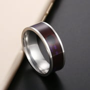 Sunjoy Tech NFC Chip Ring Fashionable Bluetooth-compatible Thickened Stainless Steel Universal Smart Ring for Daily Use