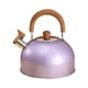 thumbnail image 2 of Tetera de acero inoxidable de 3 litros con silbato para cocina, elegante tetera para té Violeta, 2 of 6