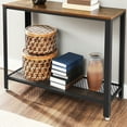 thumbnail image 6 of Vasagle Console Table Metal Frame for Entryway Living Room, Rustic Brown", 6 of 10