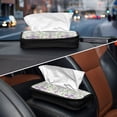 thumbnail image 4 of Qxltty Intricate Indian Patterns Car Tissue Holde Upgraded Hanging Square Sun Visor Napkin Box and Easy to Use, 4 of 8