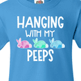 thumbnail image 4 of Inktastic Easter Hanging with My Peeps Pastel Bunnies Youth T-Shirt, 4 of 5