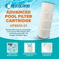 thumbnail image 2 of Hurricane 2 Pack HF8610-01 Advanced Pool and Spa Filter Cartridge Replacement, 2 of 10