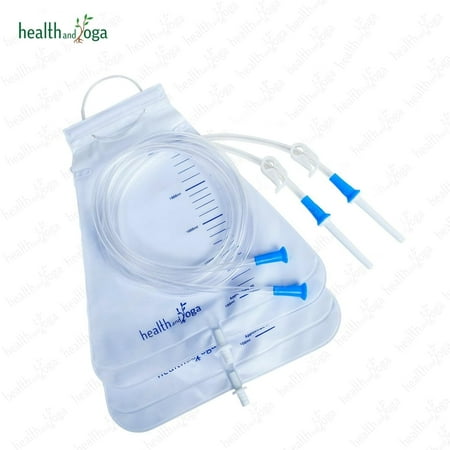 SoulGenie MovNFlo Super Economical Enema Bag Kit (2 Qt) - 2 Pcs.