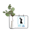 thumbnail image 1 of Fan baile bailarin Jarrones colgantes de vidrio transparente Decoración Botella, 1 of 4