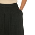 thumbnail image 5 of White Mark Women's Plus Size Flared Tweed Skirt, 5 of 6