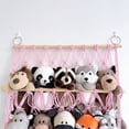 thumbnail image 4 of Stuffed Animal Storage Hammock Stuffed Animal Net With Hanging Ring Storage Hanging Toy Organizer Hammock Handmade Toy Organizer For Children's Room Nursery, 4 of 7