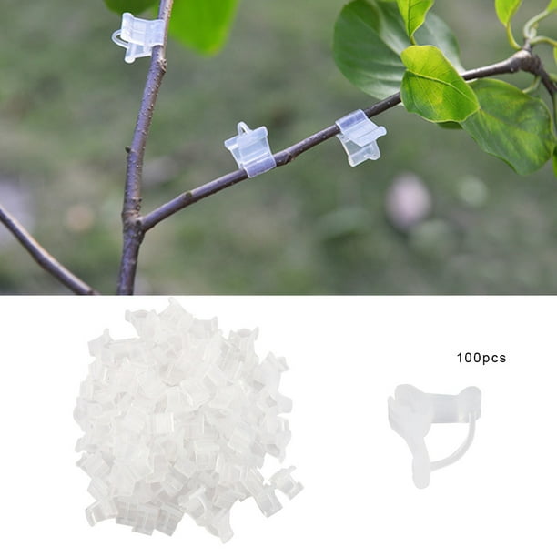 OTVIAP Plant Grafting Clip,100Pcs Plant Support Clips Grafting Clips