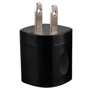 USB Wall Charger Adapter 1A/5V 5-Pack Travel USB Plug Charging Block Brick Charger Power Adapter Cube Compatible with iPhone XS/XS Max/X/8/7/6 Plus, Galaxy S9/S8/S8 Plus, Moto, LG, HTC, Google Black