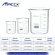 thumbnail image 5 of Vasos de vidrio Max Sturdy de 500 ml, 1000 ml, 200 ml, borosilicato 3.3, 5 of 7