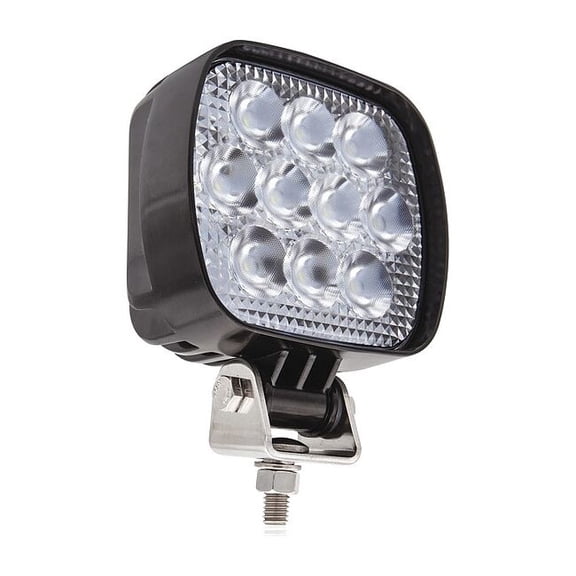Maxxima Work Light,2900 lm,Square,LED,4-27/64" H MWL-16-A