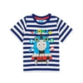thumbnail image 3 of Thomas and Friends Boys Blue Short Sleeve Long Leg Pyjama Set, 3 of 6