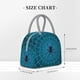 thumbnail image 2 of Balery Spider And Cobweb Bolsa de Almuerzo para Mujeres, Caja de Almuerzo, Bolsa de Almuerzo Pequeña Impermeable, Tote de Almuerzo Reutilizable con Gran Capacidad, 2 of 6