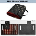 thumbnail image 5 of COEQINE Golf Cart Seat Covers/Seat Towel Fit for EZGO Yamaha Club Car, Lightweight Seat Cushions Accessories Compact Bag-Style Folding, 51.2x30.3 Inch, Distressed American Flag, 5 of 8